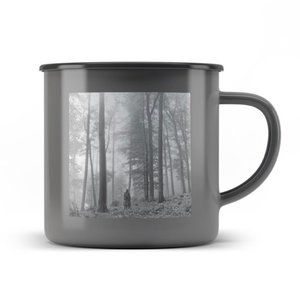 SOLD - the “in the trees” metal mug